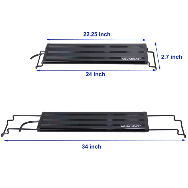 AQUANEAT Aquarium LED Light Marine FOWLR Blue & White  12 20 24 30 36 48 Inch 3