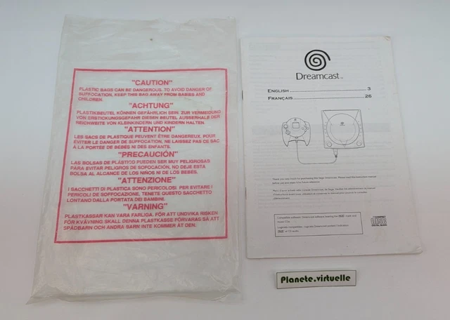 Sega Dreamcast Avec 24 Heures Du Mans – PAL (Fr), Notice Incluse, Console Blanche