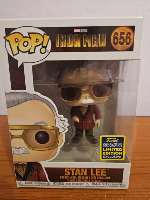Stan Lee Pop! Iron Man (656) Funko Pop! Vinyl figure (2020 Summer Convention)