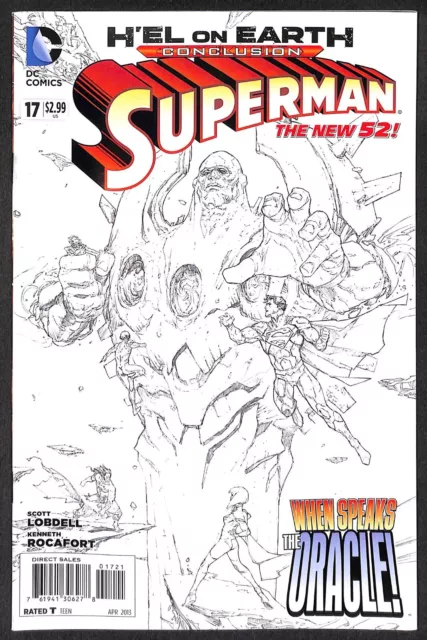 Superman #17 (Vol 3) Kenneth Rocafort 1:25 Sketch variant