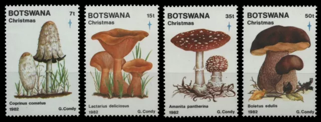 Botswana 1982 - Mi-Nr. 317-320 ** - MNH - Pilze / Mushrooms