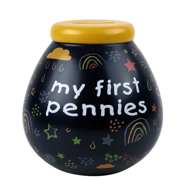 Pot Of Dreams Money Bank My First Pennies Break to Open Piggy Bank Pot