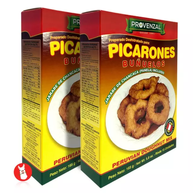 Paquete de 2 rosquillas peruanas Provenzal Picarones Mezcla