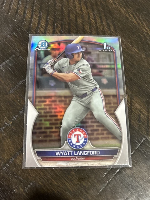 BGS ワイアット・ラングフォード サイン 2023 Bowman Draft 6644_10858_5_BD_106_1st