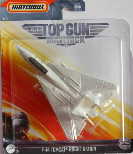 MATCHBOX TOP GUN Maverick #7/15 F-14 Tomcat “ROGUE NATION” Jet Fighter