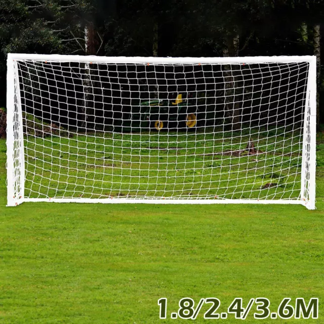 12 X 6FT Football Soccer Goal Post Net Sports Training Practice Repla New UK ST