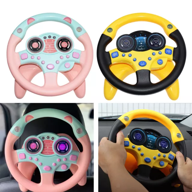 Interaktives Lenkrad Spielzeug Fahrsimulator für Junge Mädchen