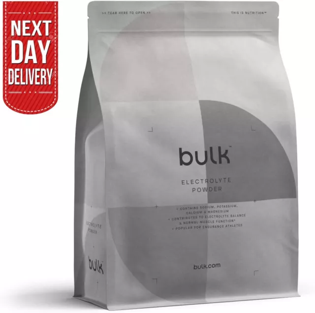 Bulk Electrolyte Powder Unflavoured 100, 500 servings Packaging May Vary UK