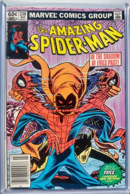 Amazing Spider-Man #238-#239  Newsstand Variants. #238 Complete With Tattooz.