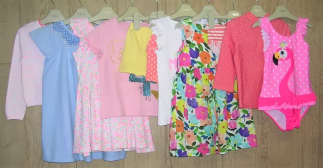 NEXT M&S BENETTON etc Girls Summer Bundle Shorts Tops Dress Age 3-4 104cm