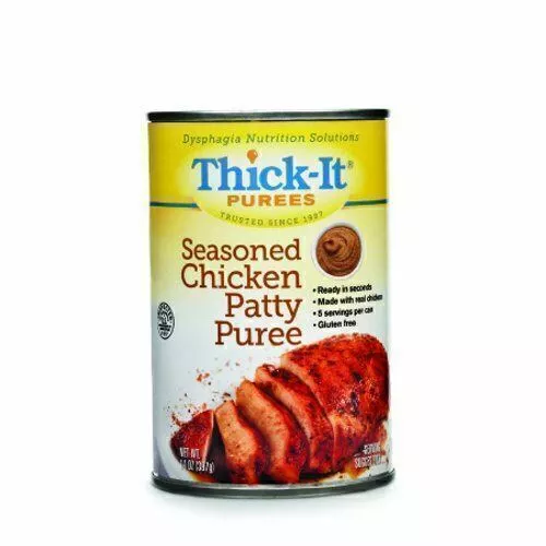 Purée Thick-It 414ml Récipient Peut Seasoned Poulet Patty Parfum Prêt À Usage P