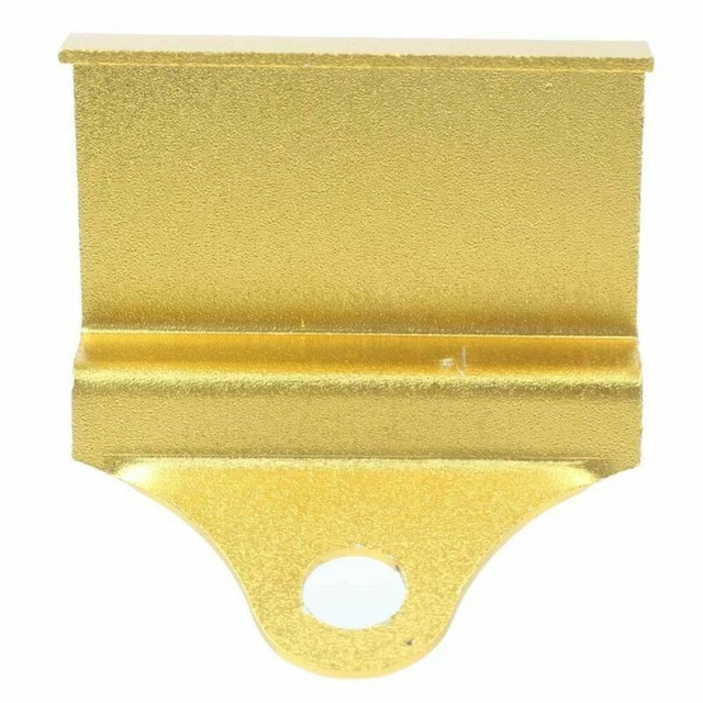 CNC Water Temperature Meter Voltmeter Thermometer Mount Bracket Gold Motor mu
