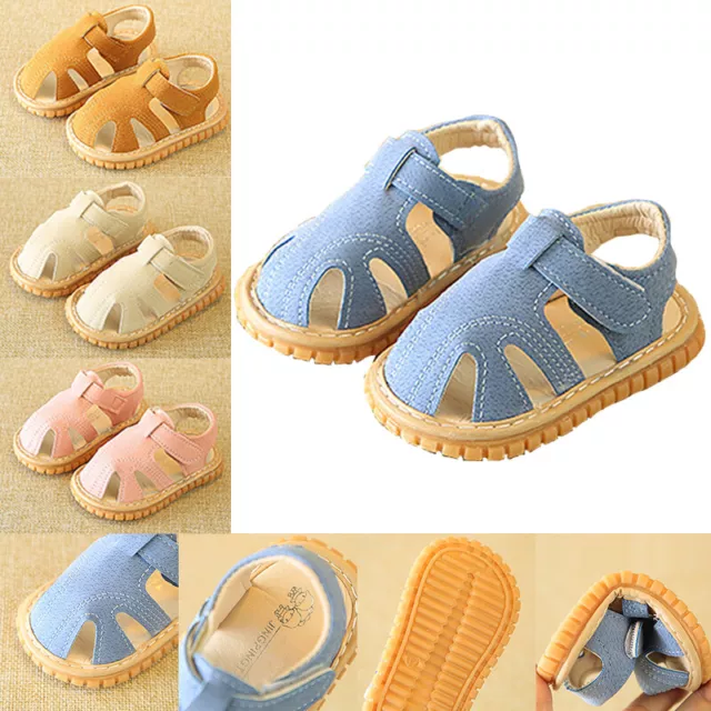 Kinder weiche rutschfeste flache Wanderschuhe Neugeborene Baby Sandalen Outdoor Mädchen Jungen 2