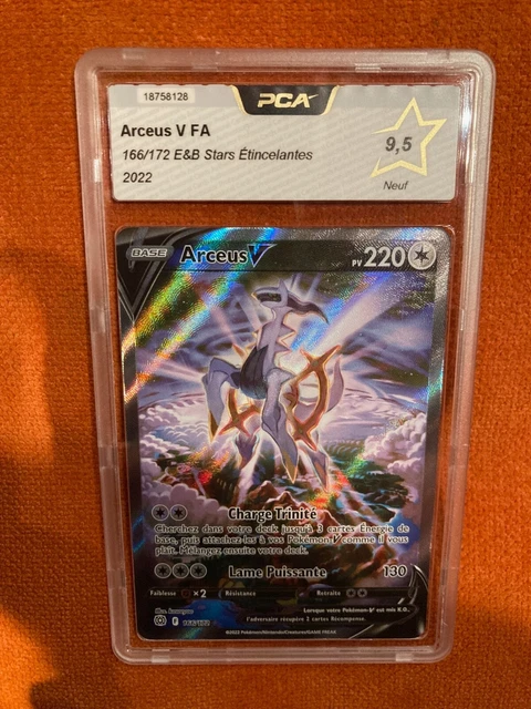 Carte Pokémon Arceus V FA 166/172 PCA 9,5 NEUF