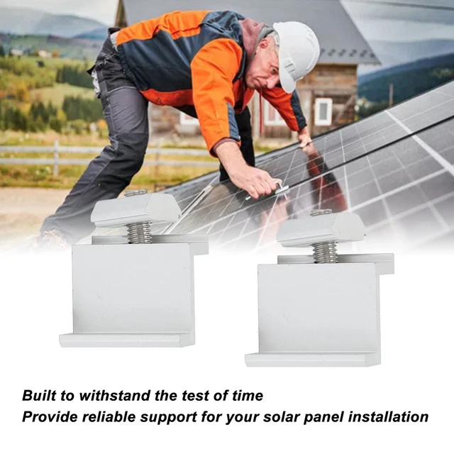 SOLAR PANEL MOUNTING End Clamp Solar Panel Mounting Photovoltaic Module ...