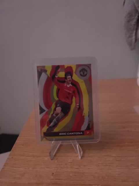 Carte Sportive Eric Cantona Manchester United - Édition Limitée Or 43/50, Topps 2024-25