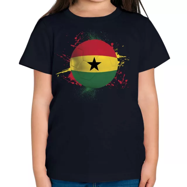 Ghana Football Kids T-Shirt Tee Top Gift World Cup Sport