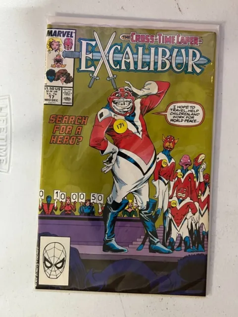 Excalibur Comic 17 Cover A First Print 1989 Chris Claremont Alan Davis Marvel |