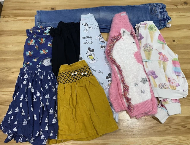 girls clothes bundle age 9 years (8-9) NEXT and more micky mouse hoodie skirts s