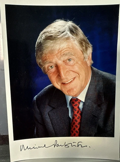 Michael Parkinson -   Tv  Presenter  - Autographed Photo