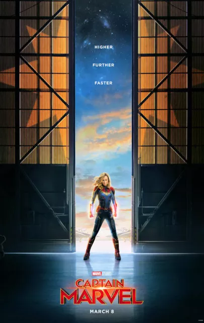 Captain Marvel ( 11" x 17" ) Movie Collector's Poster Print - B2G1F