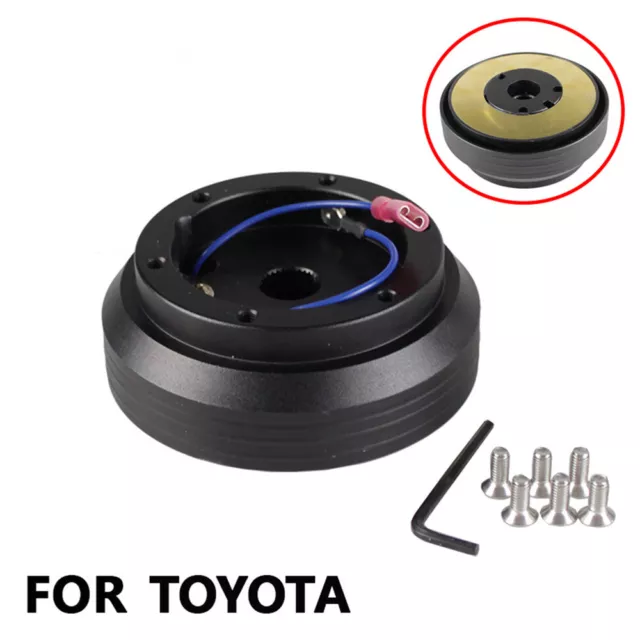 6 Hole Steering Wheel Hub Adapter Boss Kit For Toyota Camry Corolla Celica Yaris