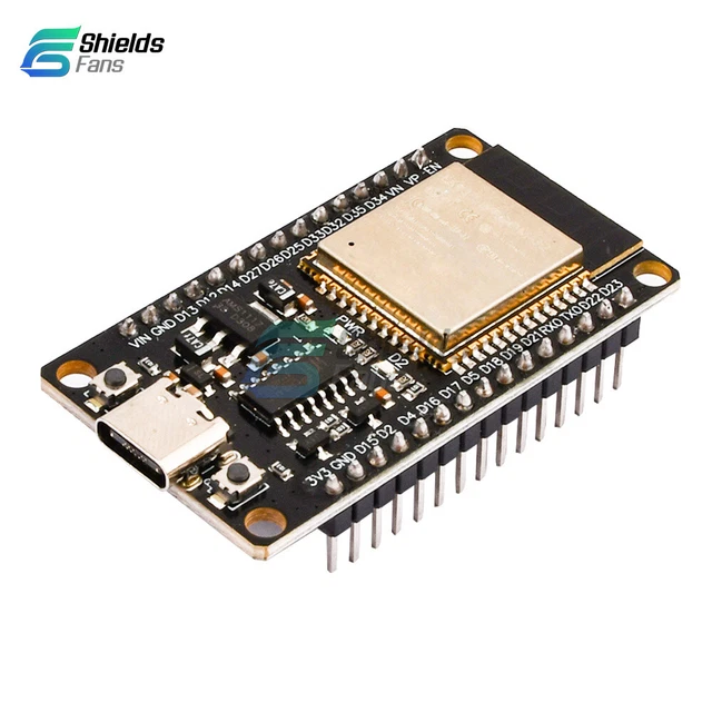 ESP32 WROOM-32 USB-Type C CH340C Development Board Dual Core WiFi Bluetooth