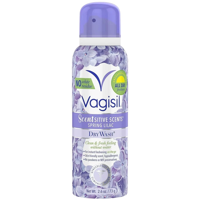 Olores aromáticos Vagisil lavado en seco, flor silvestre lavanda, 2,6 oz