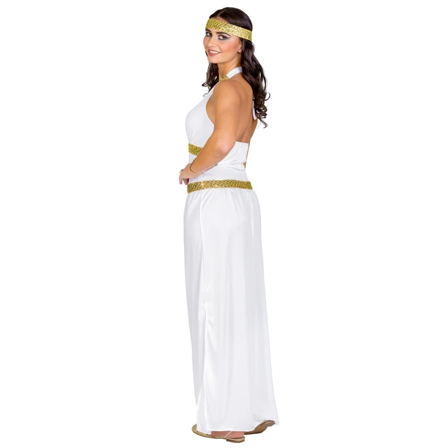 Costume Donna Romano Romana Costume Toga Greca Antica Dea Carnevale Carnevale