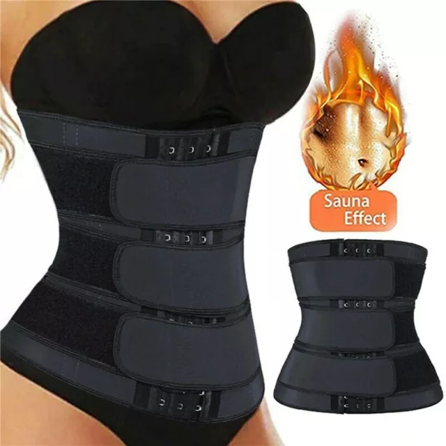 Waist Trainer Corset Sauna Sweat Weight Loss Body Shaper Yoga Slimmer Belt Women