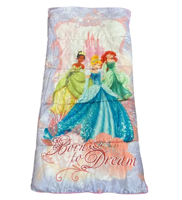 Saco de dormir princesa Disney Cenicienta Ariel nacido para soñar dormir camping