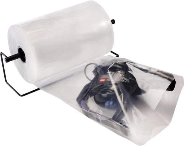 1 Pack of Poly Tubing on Roll; Clear 16 x 1475. Thickness 2 Mil. Polyethylene