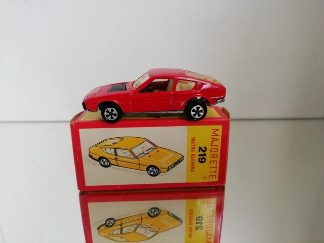 Majorette Série 200 – Matra Bagheera #219 Orange, échelle 1/60, Blister Scellé (neuf)