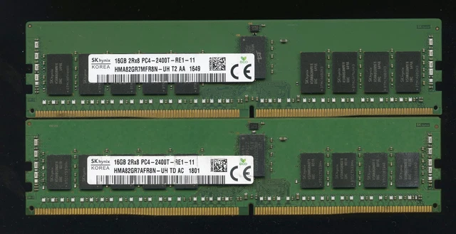 ECC Registered RDIMM 2400MHz Hynix 16GB DDR4-2400 ECC Registered