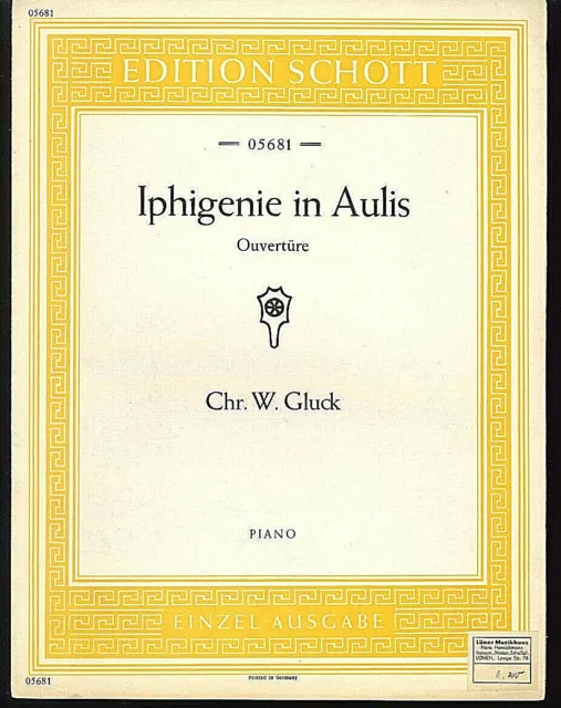 Chr. W : Gluck ~ Iphigenie En Aulis - Ouverture