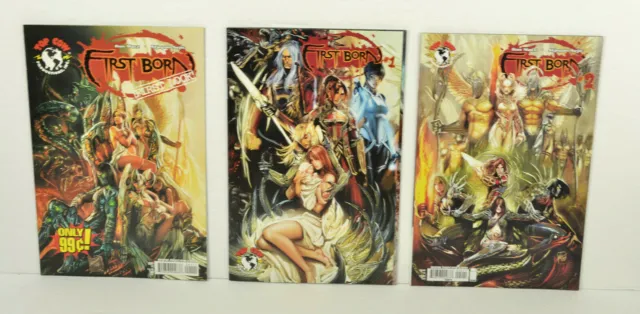 First Born Top Cow First Look, #1, & #2 Comic Book Lot of 3 Very Nice Lot