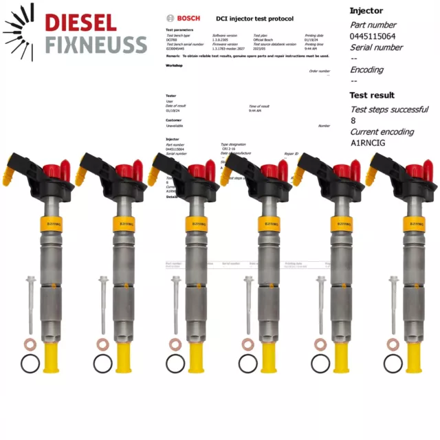 6x Injecteur Mercedes Benz E S ML V6 OM642 A6420701387 A6420700587 Bosch