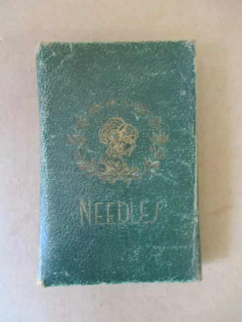 Antique HEATH & GILLS Sewing Needles Book, Made in Czechoslovakia, Pat 8/11/1914
