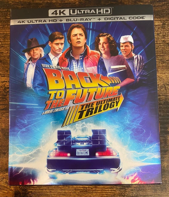 BACK TO THE Future Ultimate Trilogy (4K UHD + Bluray + Digital) Like