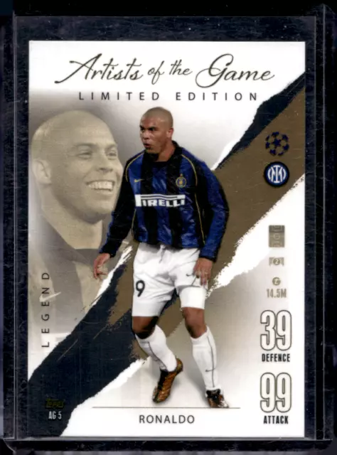Topps Match Attax  23-24 Ronaldo Inter Milan  Artists Of The Game Ltd Edition
