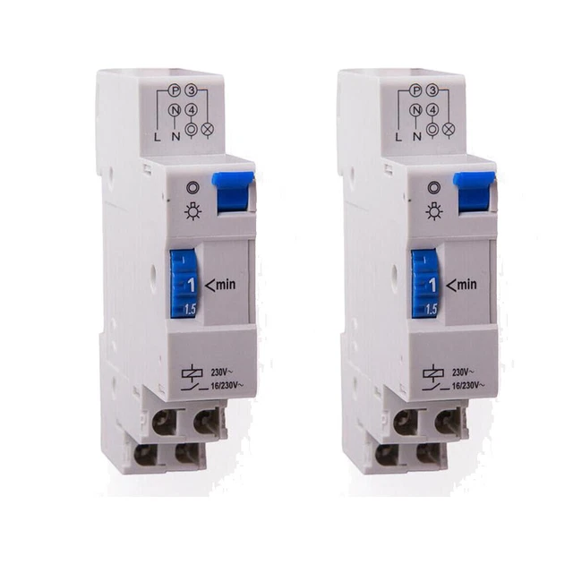 TONIXY Zeitschaltuhr Für Treppenlicht - Automatischer Schalter 220-240V