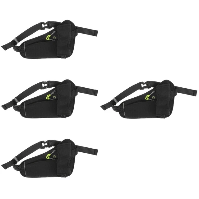 4pcs Sac de taille de randonnée avec porte-bouteille Multi-Use Fitness Taist