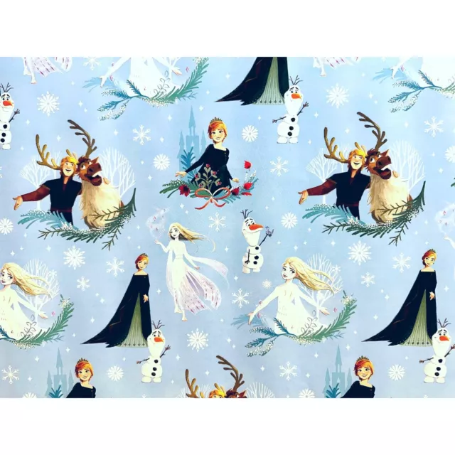 Hallmark Frosty the Snowman Blue Christmas Wrapping Paper 80 sq ft Jumbo  Roll