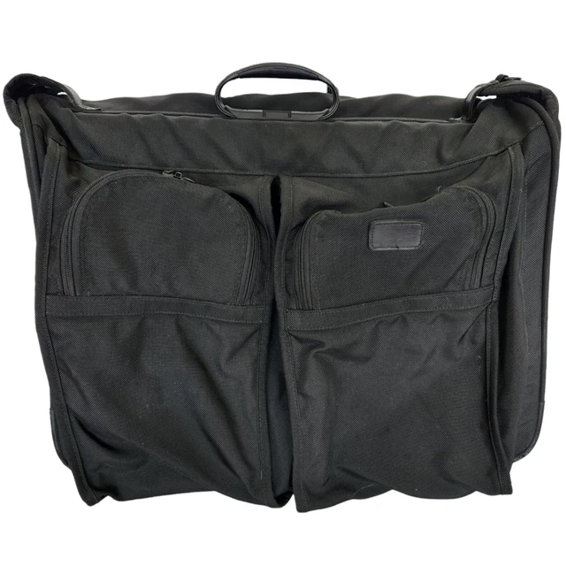 TUMI Black Ballistic Nylon  Wheeled Rolling Garment Bag Luggage Suitcase Carryon