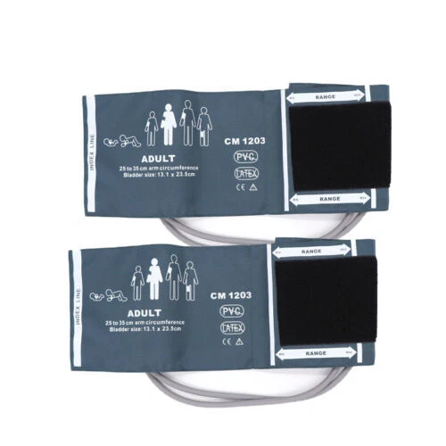 2pcs NIBP cuff ,Adult,Reusable,Double tube ，for Patient Monitor
