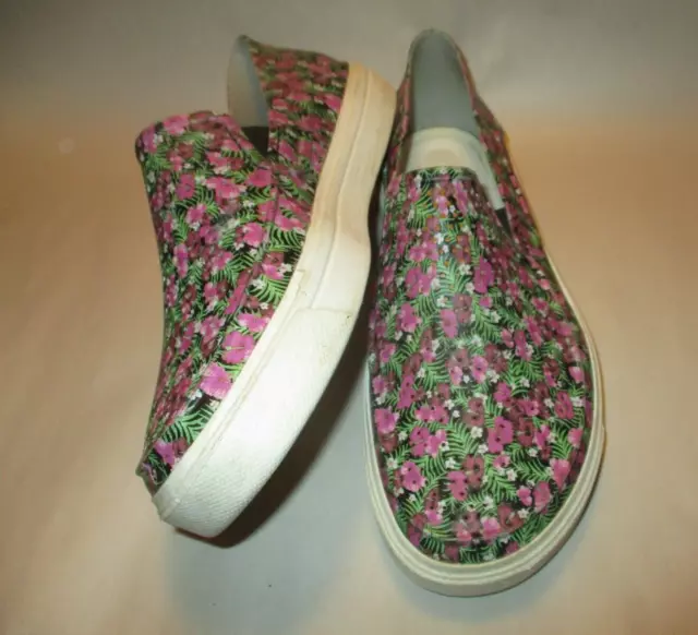 Crocs Citilane Roka Womens size 8 Pink Floral Slip on Iconic Comfort Loafers 2