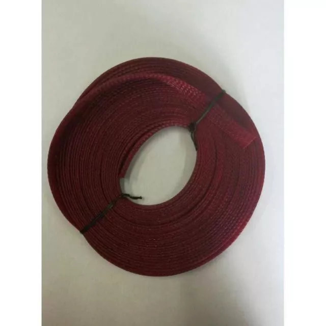 10 Metri di Calza Antitaglio 6mm espandibile max cavi 12mm Telata Guaina ROSSA