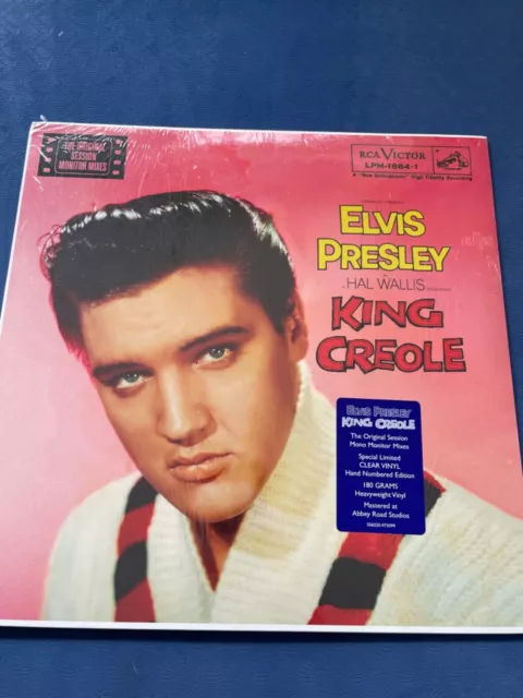 King Creole Elvis Presley 2016 Original Clear Vinyl LP limtd. EDT. 1156 RARE new