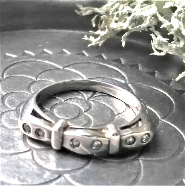 Allianz Ring Silber 925 Punze AS Axel Salomonsen Copenhagen Denmark Modernist