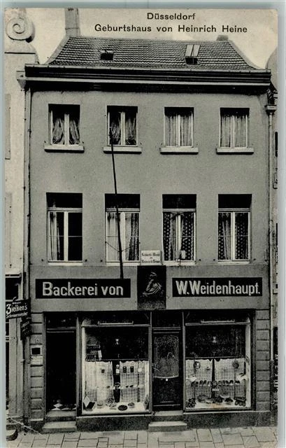 13164397 - 4000 Duesseldorf Geburtshaus von Heinrich Heine Baeckerei von W.